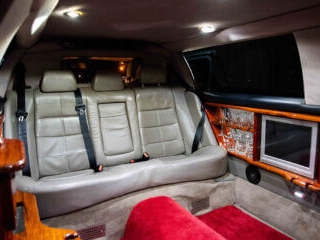 7 Seater Ford Fairlane Stretch Limo interior back view