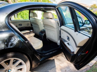 Black BMW interior