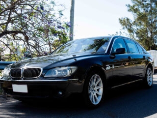 Black BMW front left picture