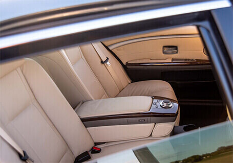 Corporate Limousines BMW 750 Li Grey interior