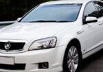corporate limo fleet includes Holden Caprice front view